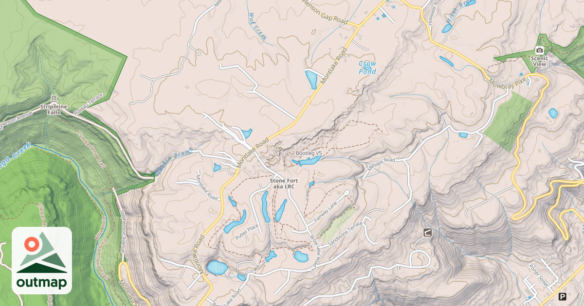 Map of Bootleg