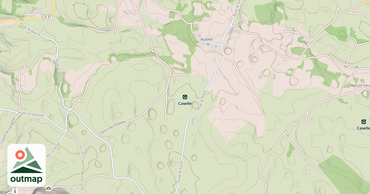 Map of Caselle