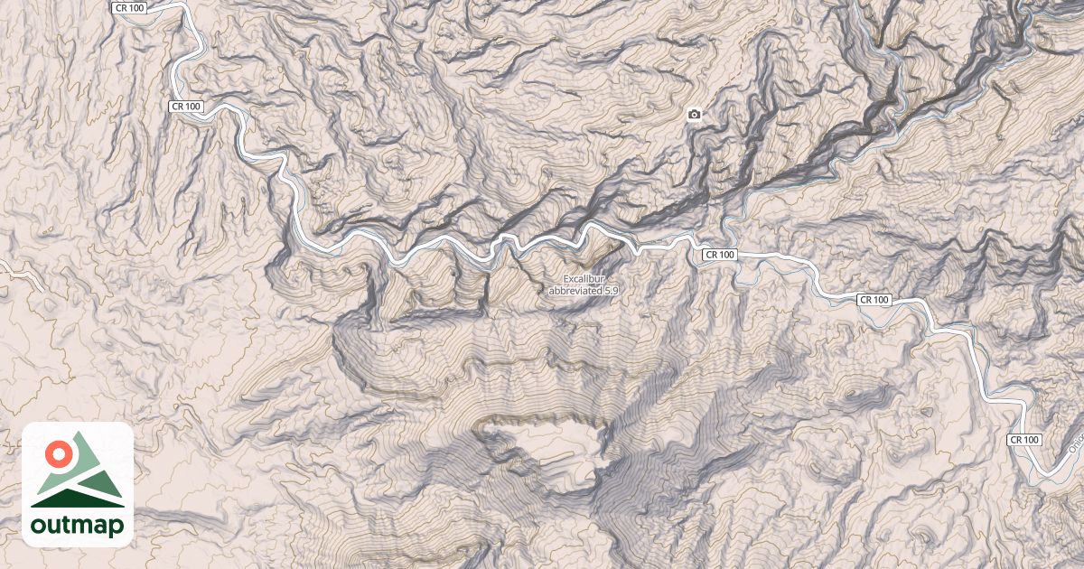 Map of Excalibur abbreviated