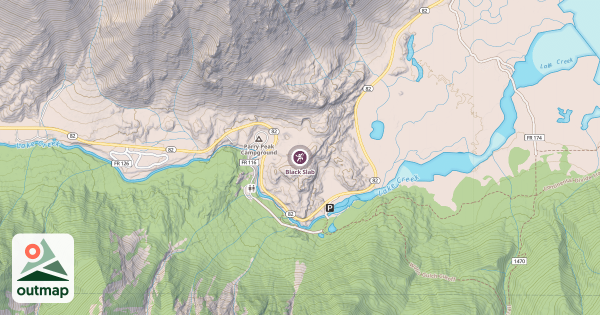 Map of Black Slab