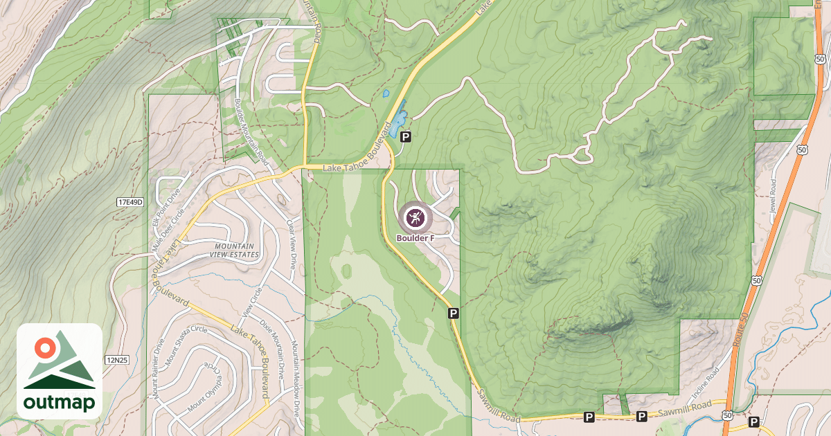 Map of Boulder F