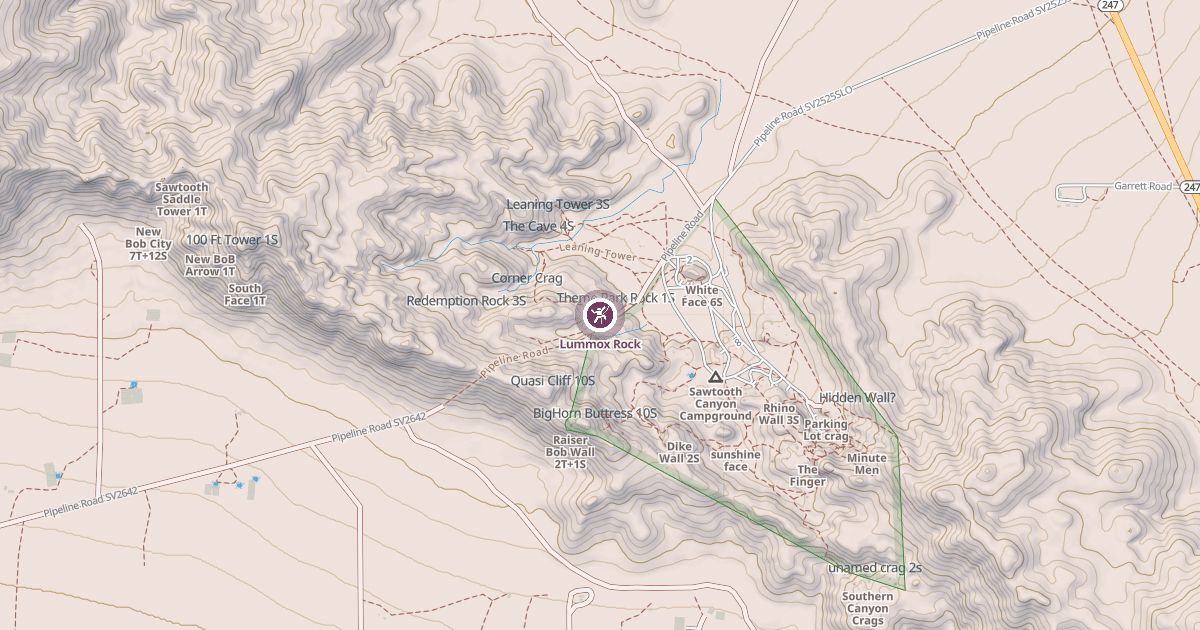 Map preview of Lummox Rock