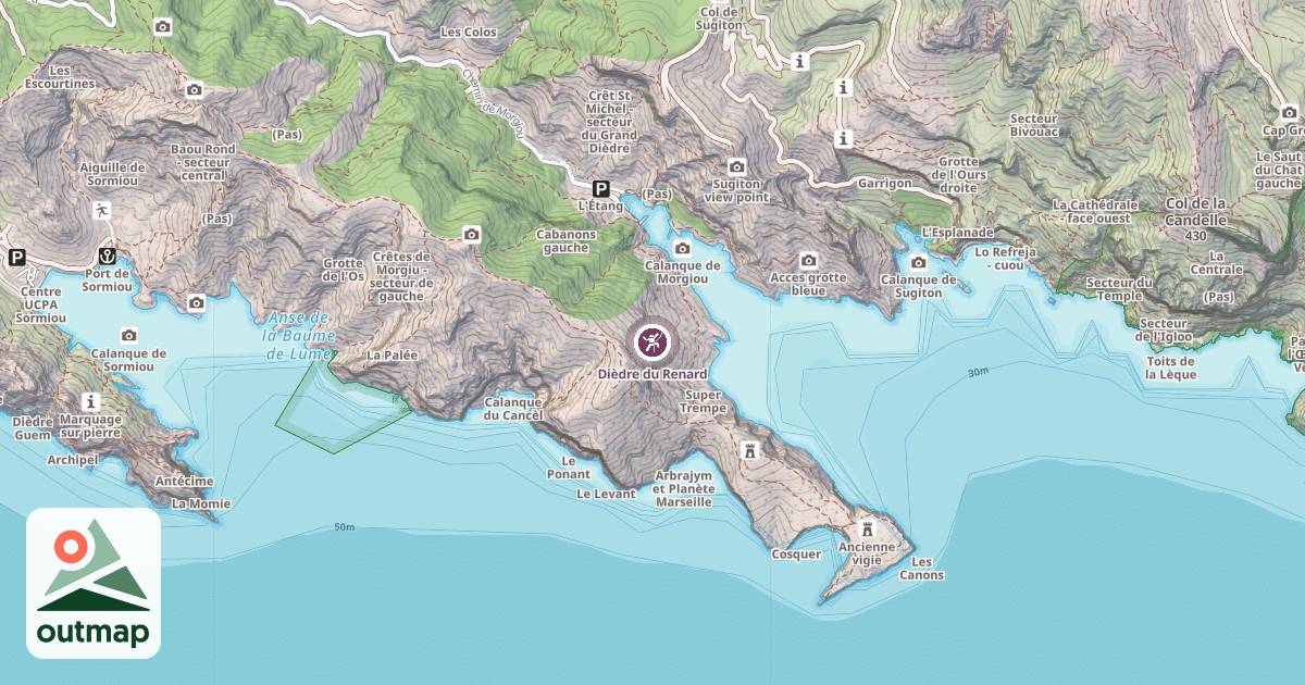 Map of Dièdre du Renard