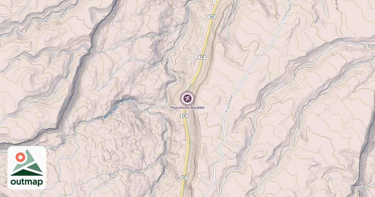 Map of Peacetime Boulder
