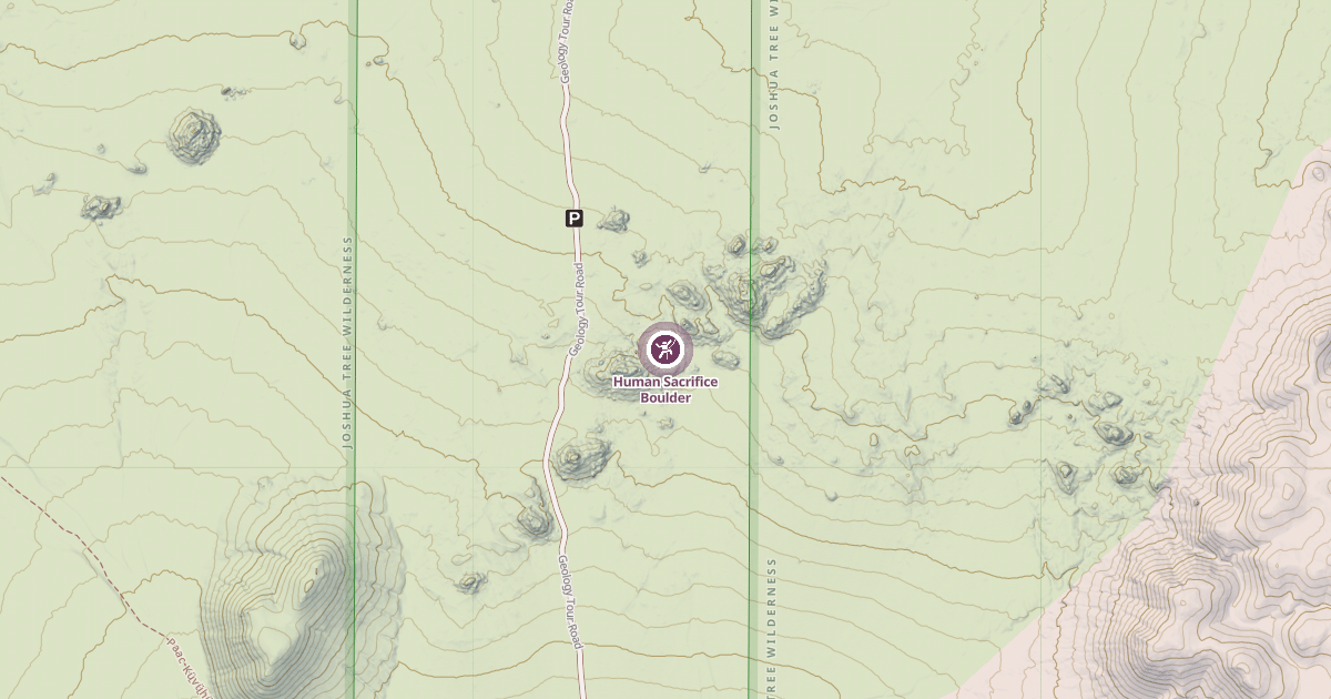 Map preview of Human Sacrifice Boulder