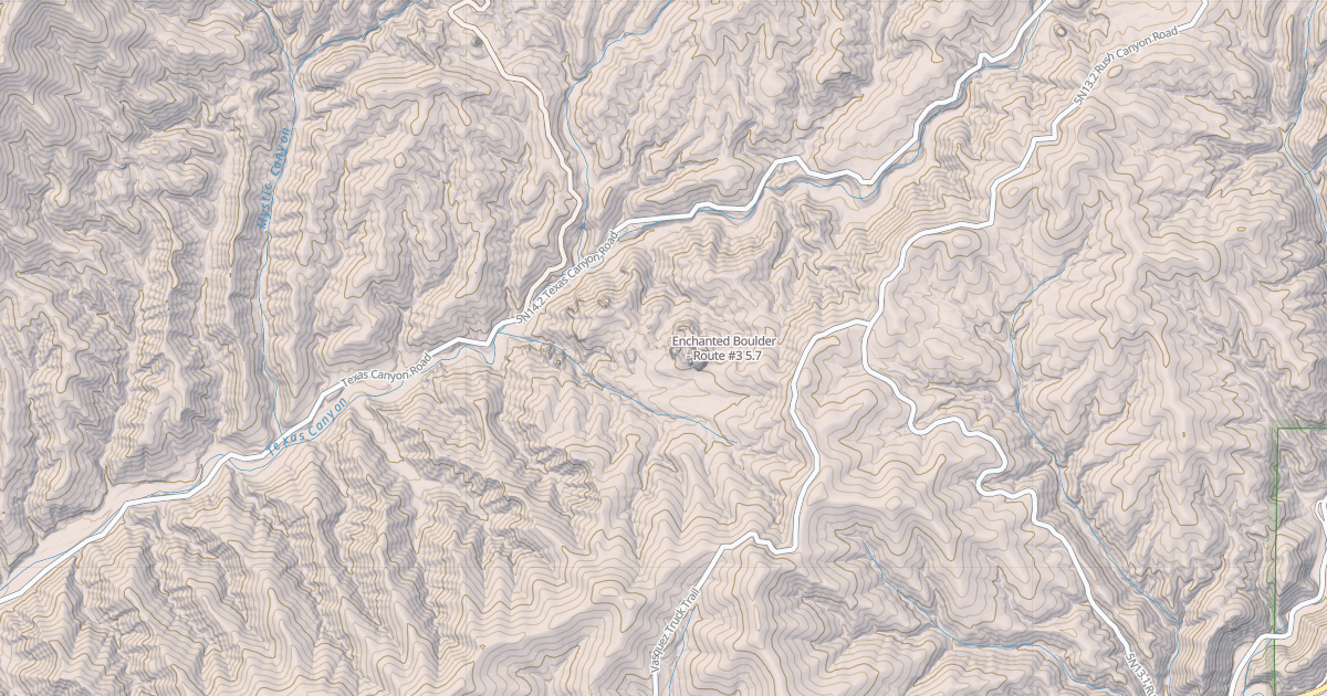 Map preview of Enchanted Boulder - Route #3