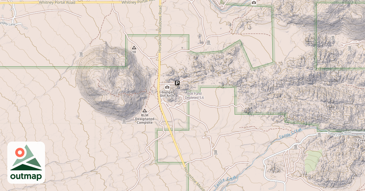 Map of Bolt Fund Depleted