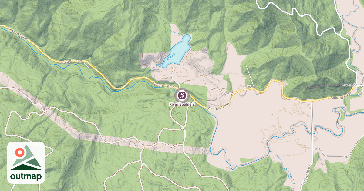Map of River Boulders