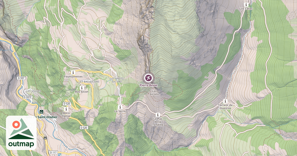 Map of Pierre Besse