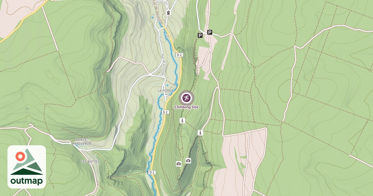 Map of Climbing Site
