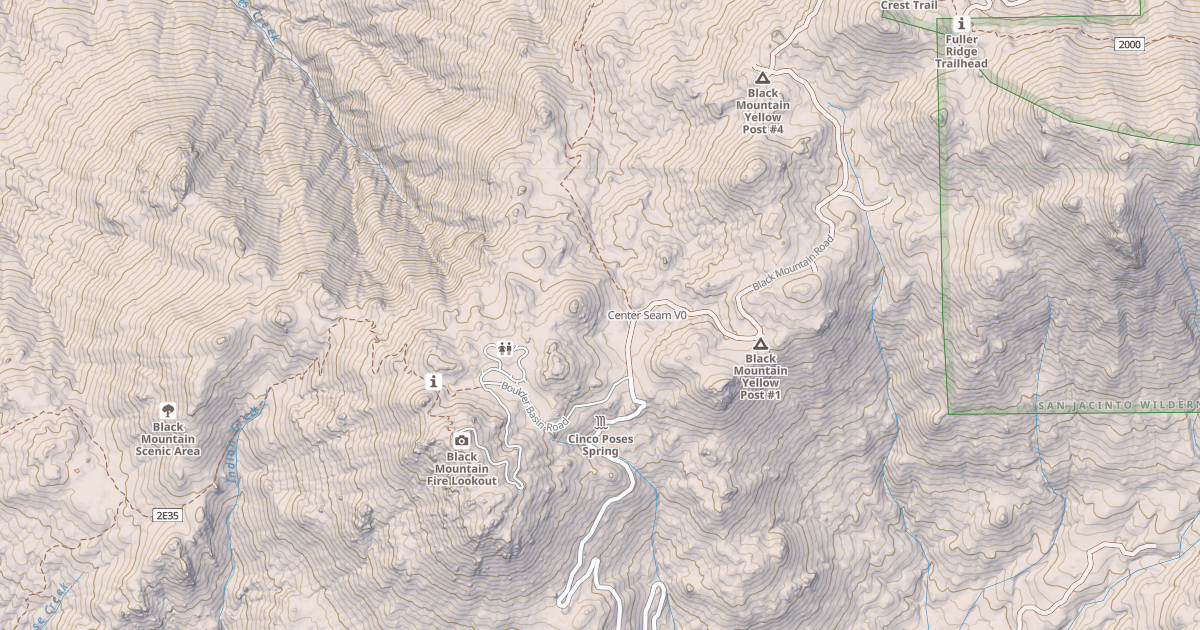 Map preview of Center Seam
