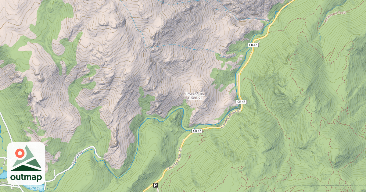 Map of Crossing The Divide