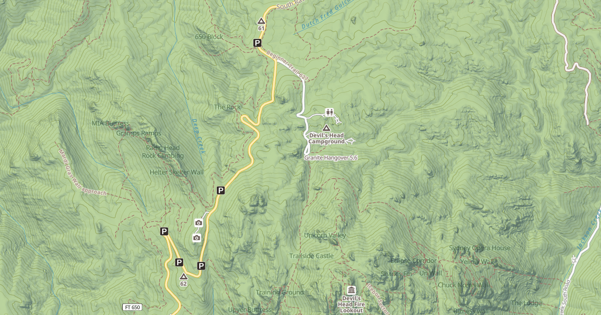 Map preview of Granite Hangover