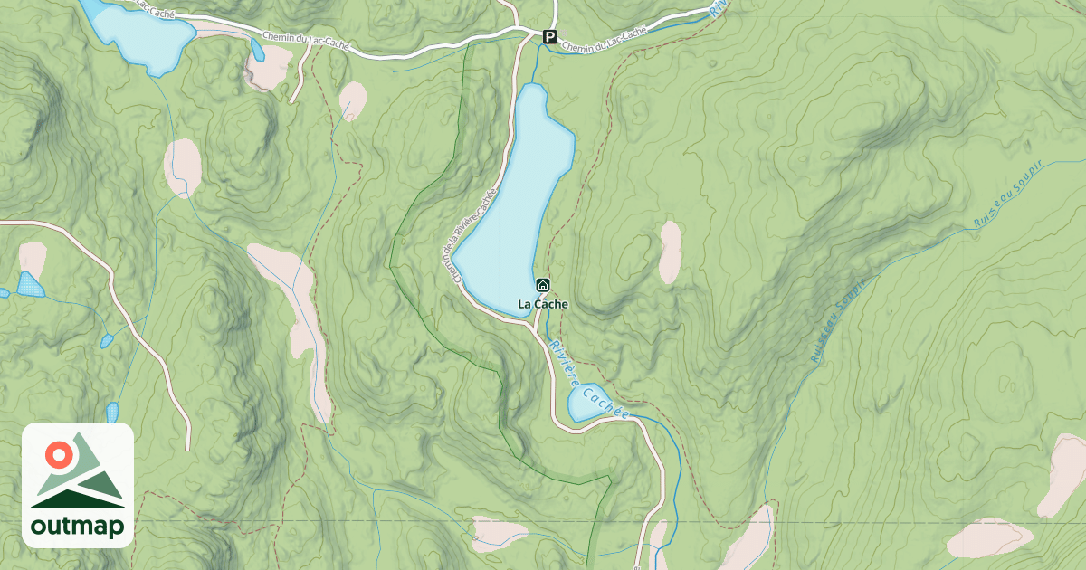 Map of La Cache