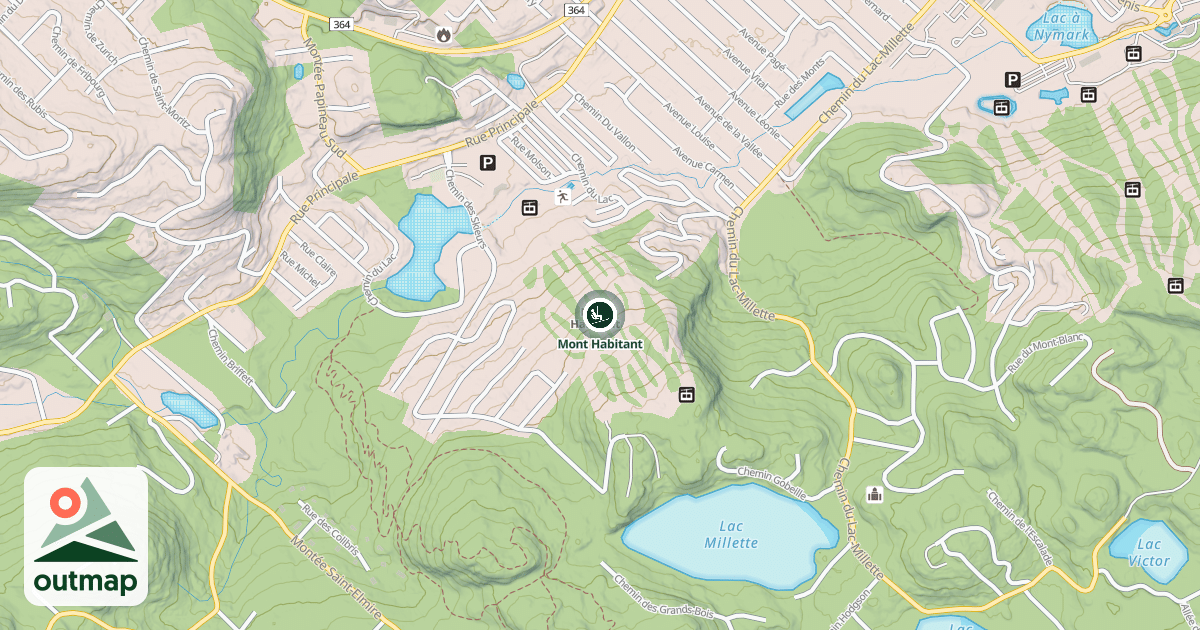 Map of Mont Habitant