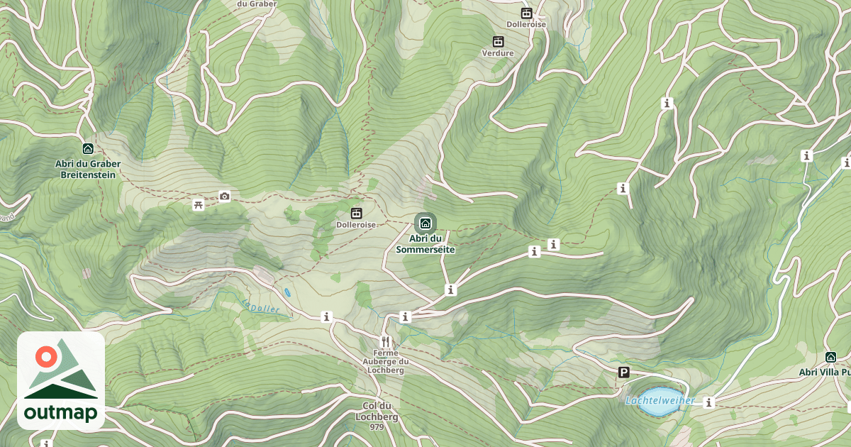 Map of Abri du Sommerseite