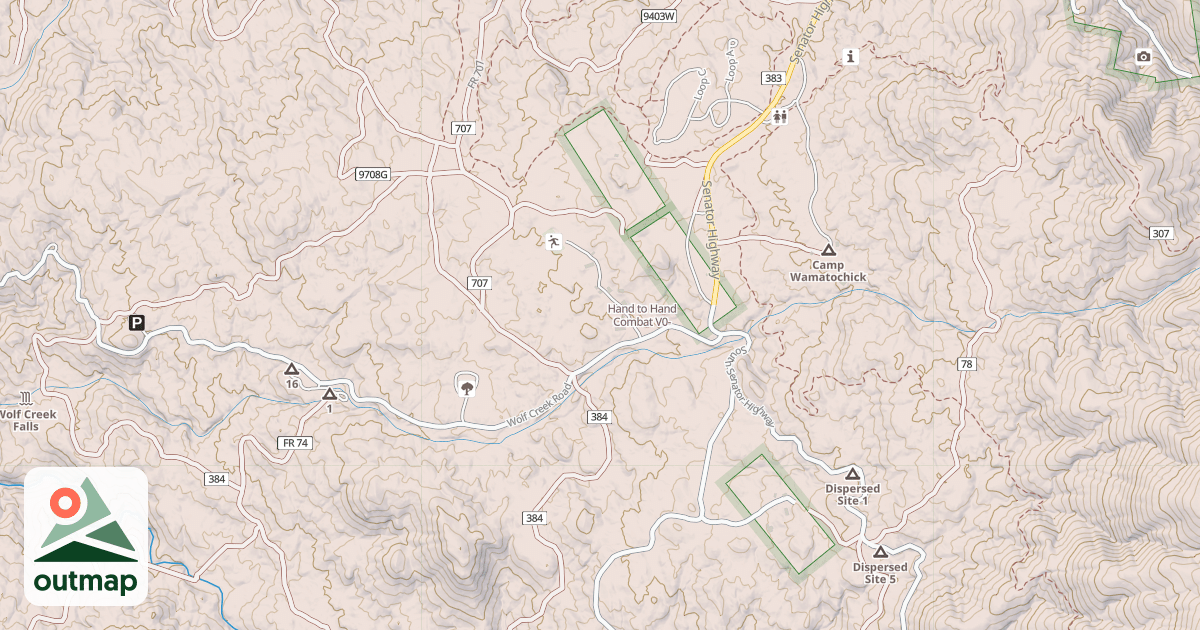 Map of Hand to Hand Combat