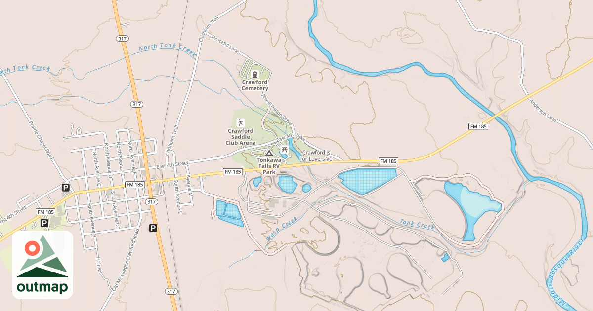 Map of Crawford is for Lovers