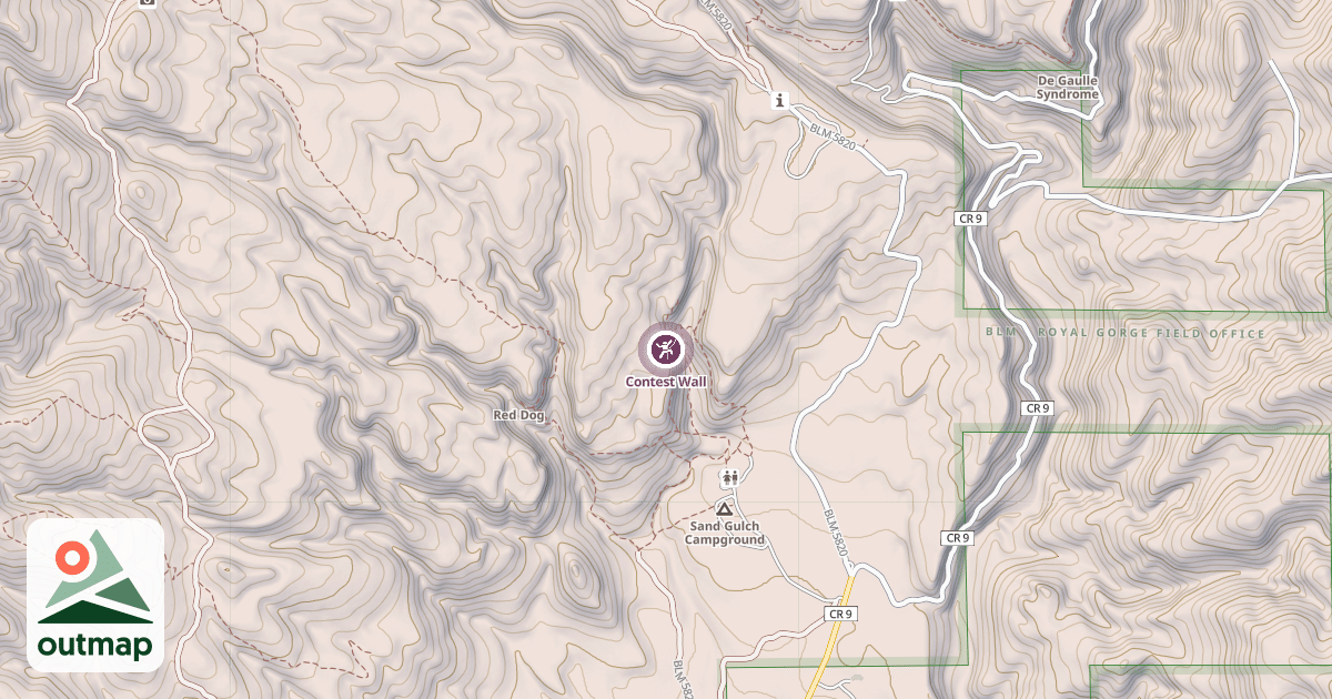 Map of Contest Wall