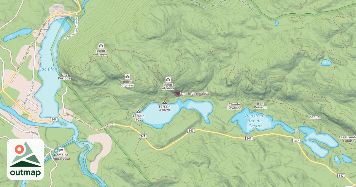 Map of S’melle de moufette