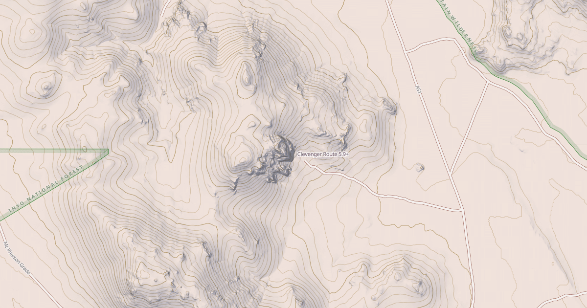 Map preview of Clevenger Route
