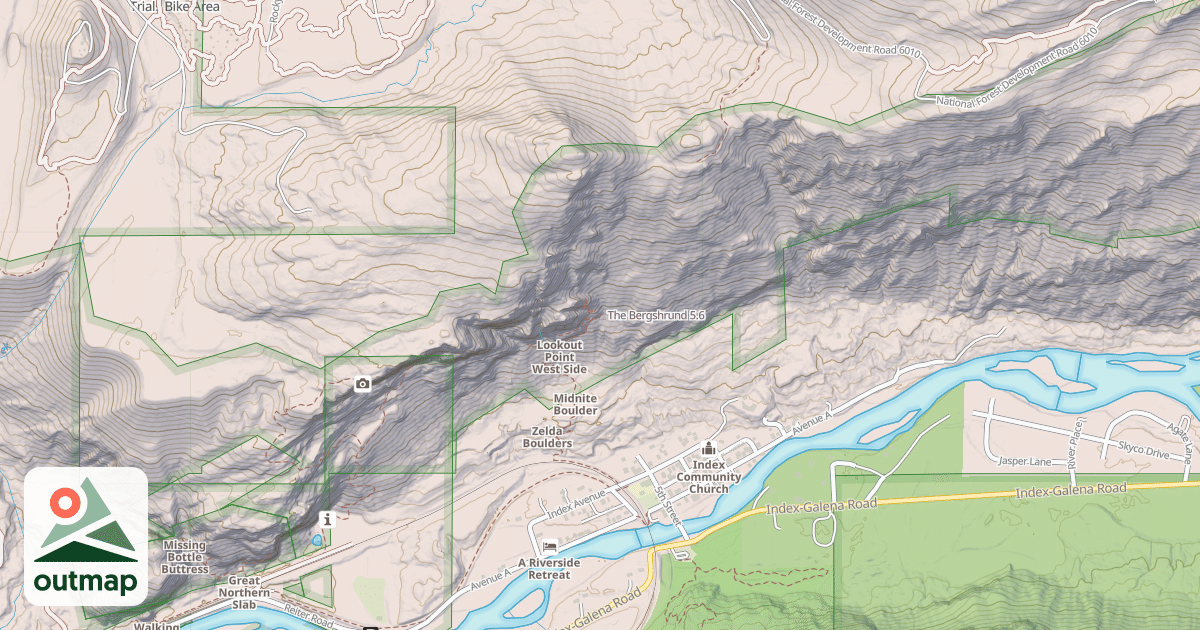 Map of The Bergshrund