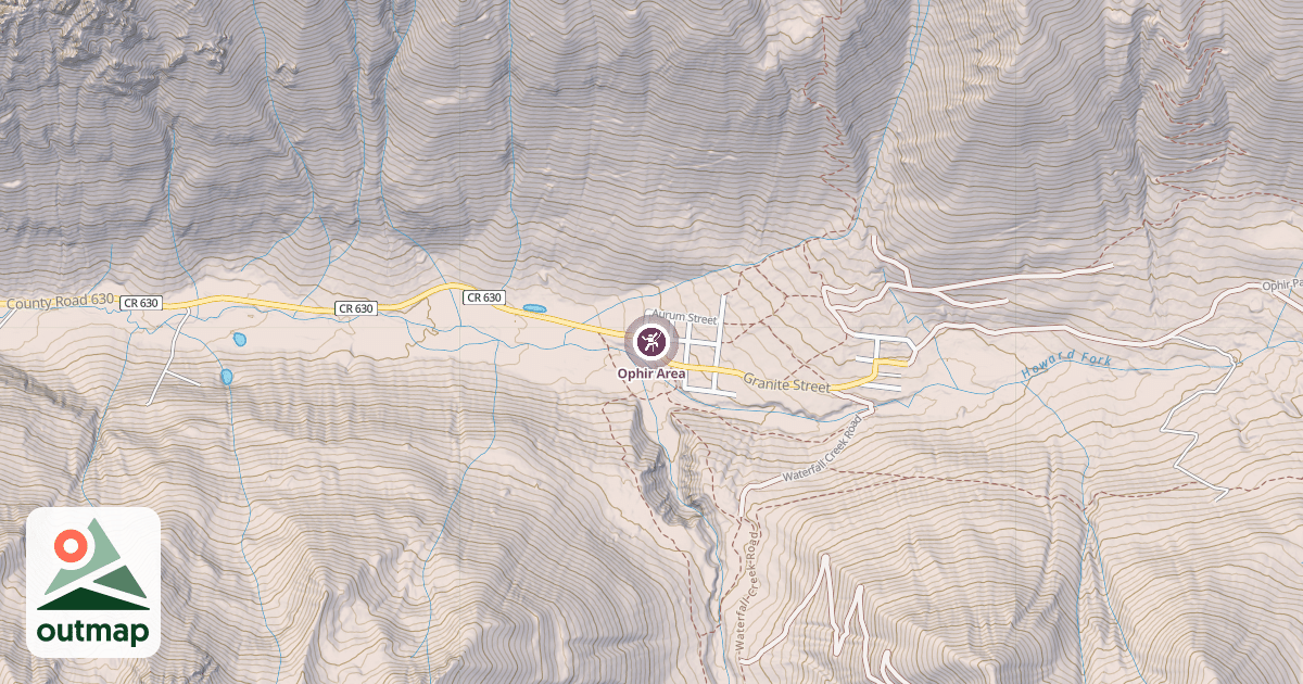 Map of Ophir Area