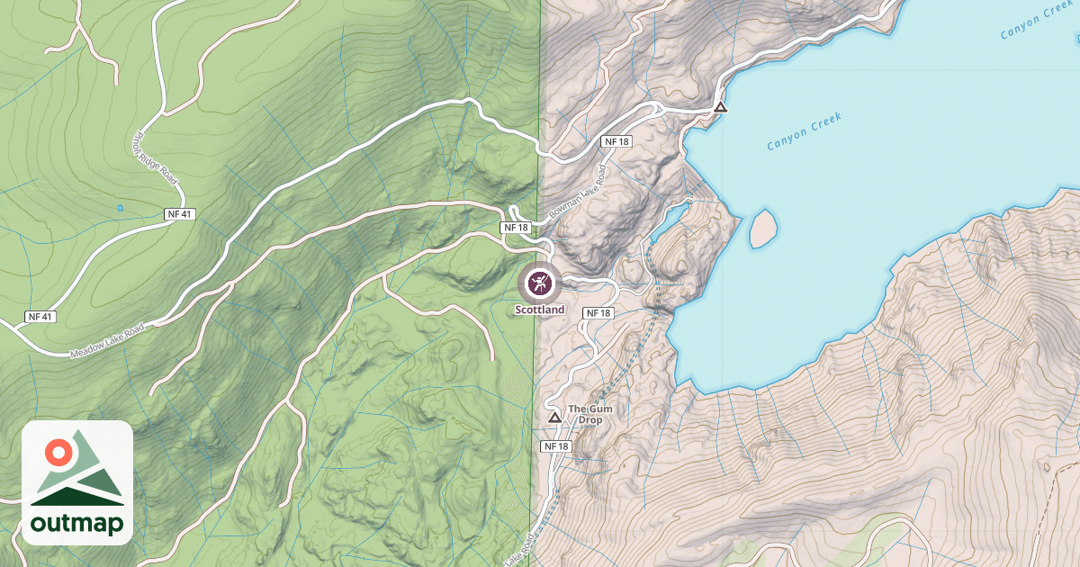 Map of Scottland