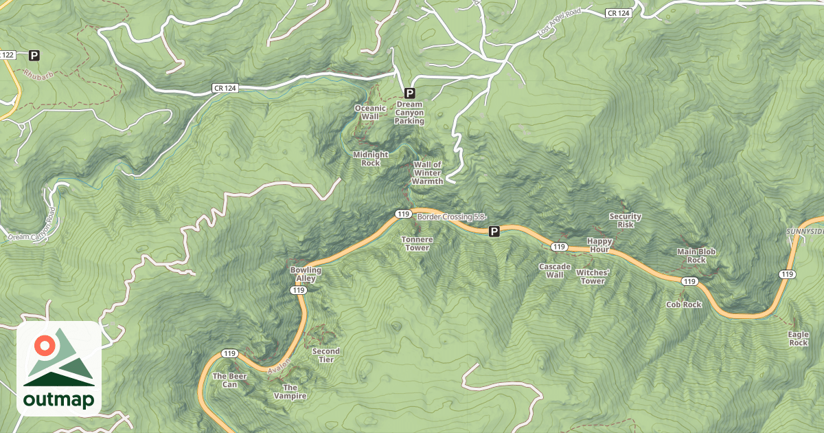 Map of Border Crossing
