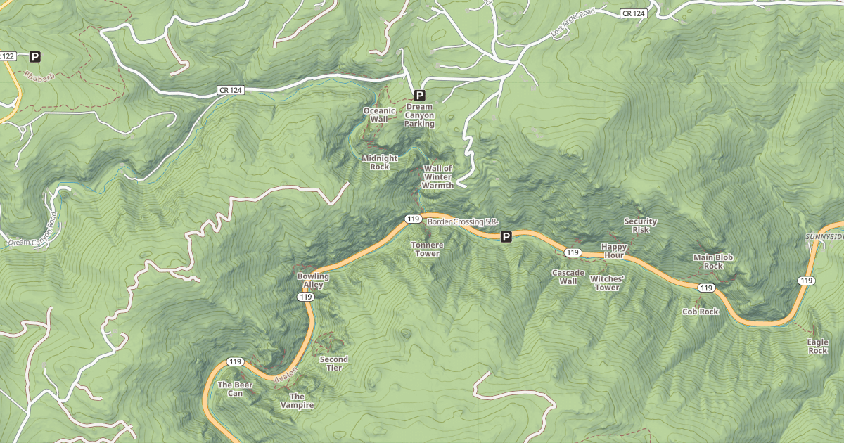 Map preview of Border Crossing