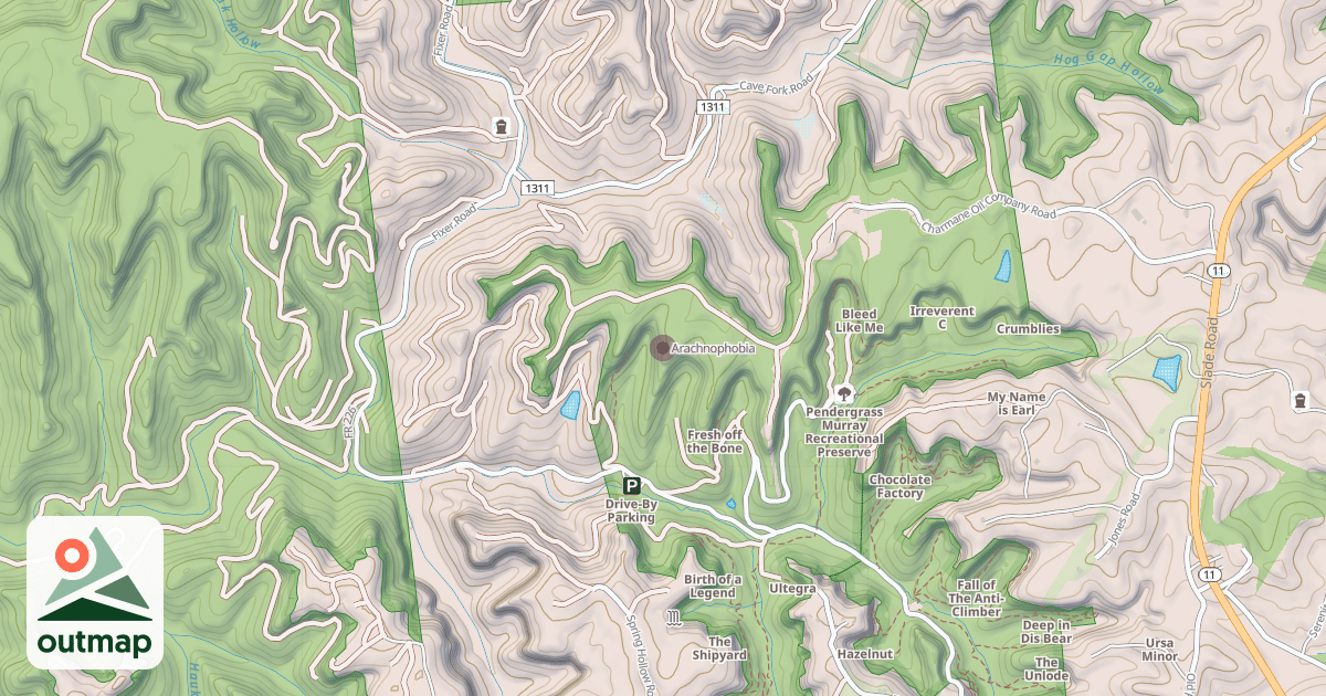 Map of Arachnophobia