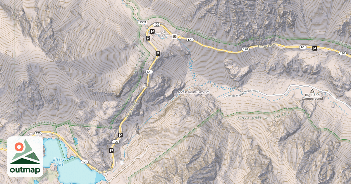 Map of Access Route