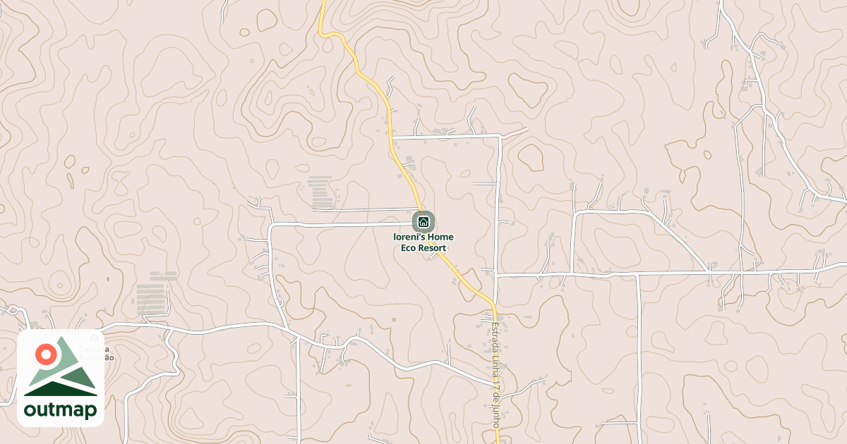 Map of loreni’s Home Eco Resort in Rio Grande do Sul