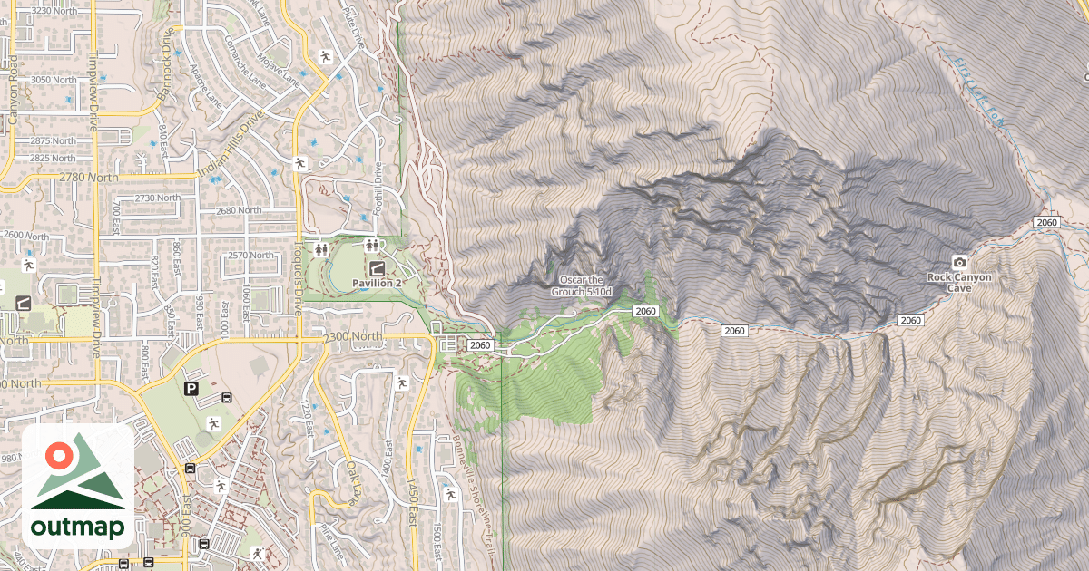 Map of Oscar the Grouch