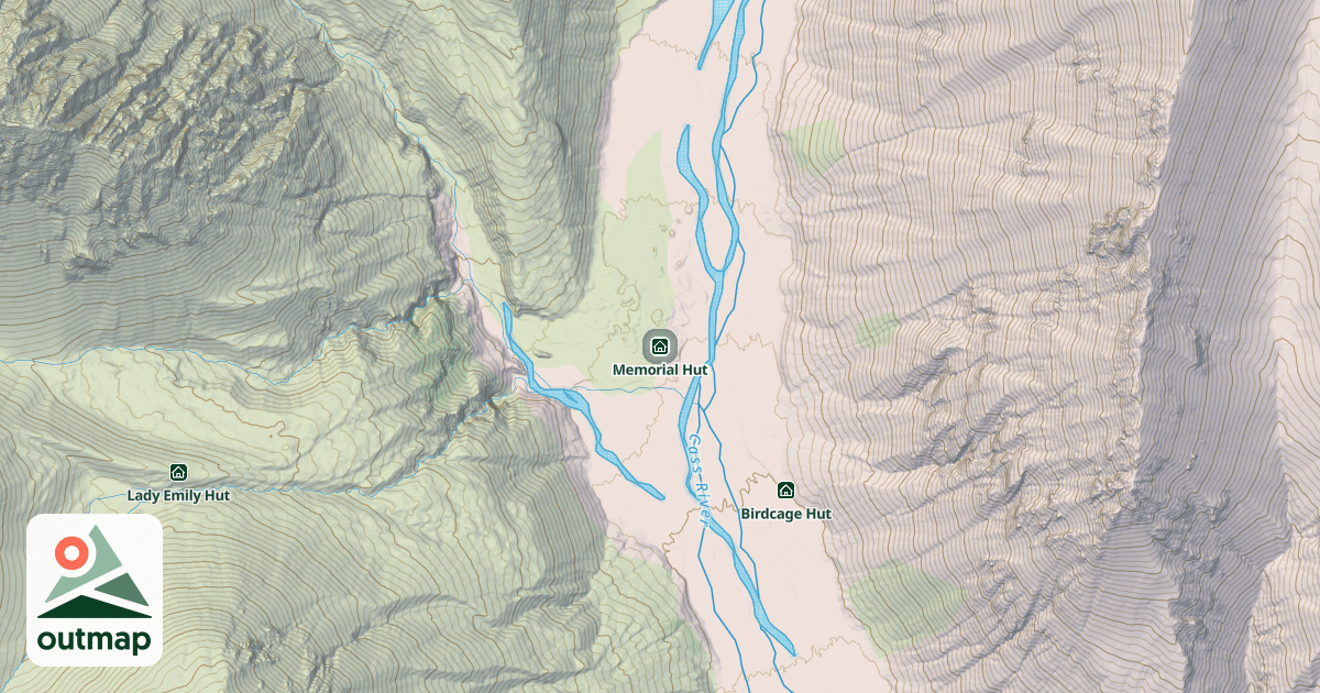 Map of Memorial Hut