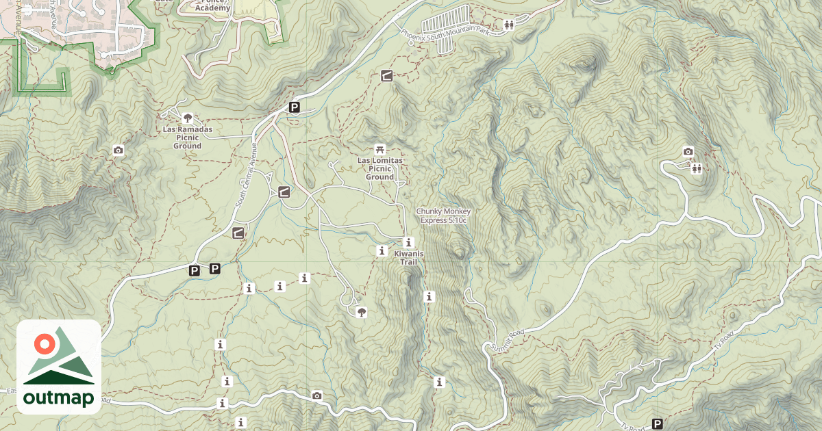 Map of Chunky Monkey Express