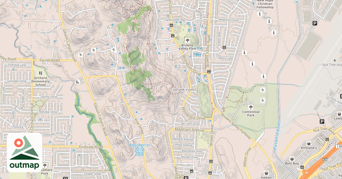 Map of Jayhawk