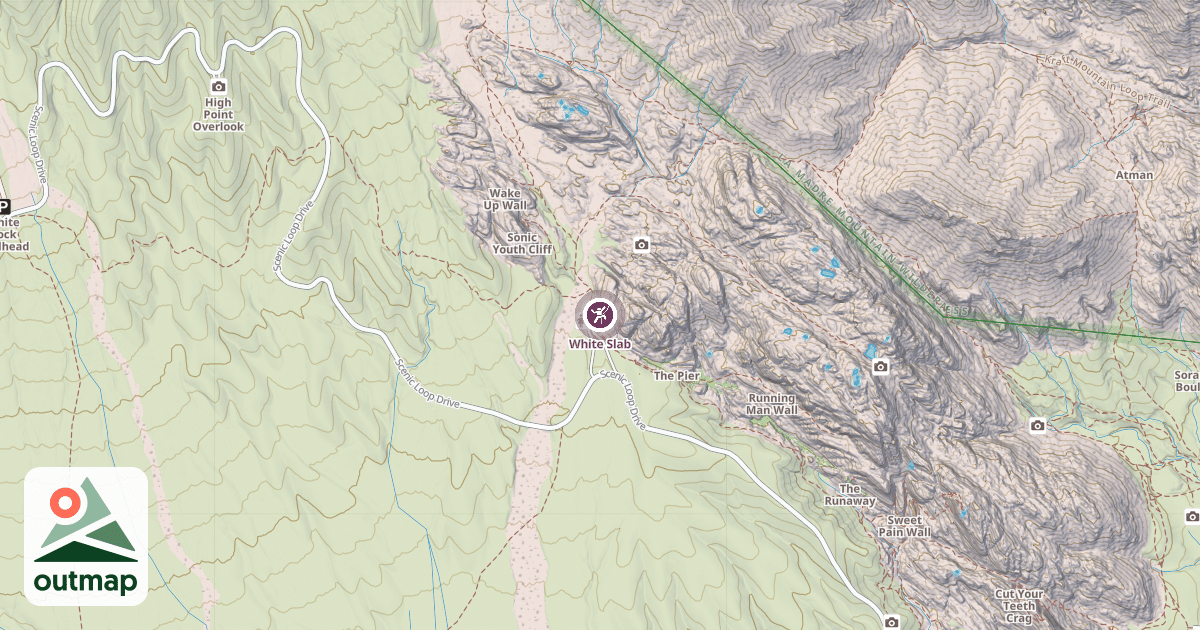 Map of White Slab