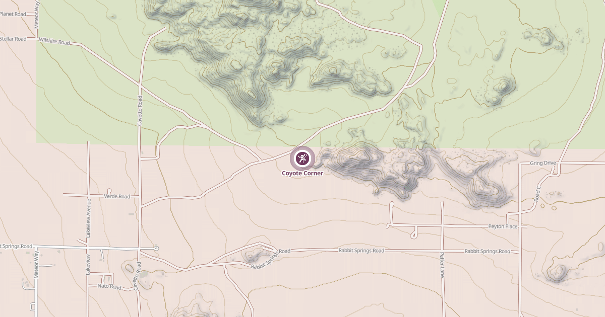 Map preview of Coyote Corner