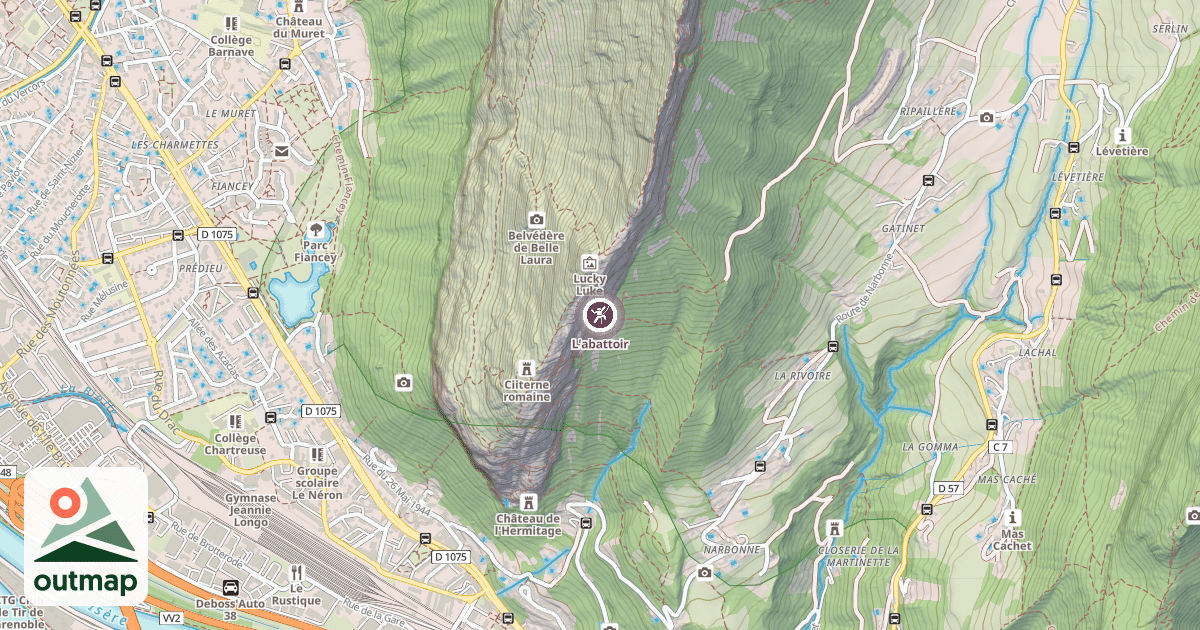 Map of L'abattoir