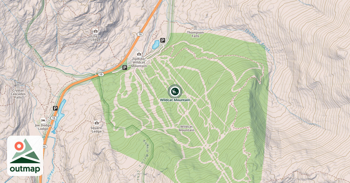 Map of Wildcat Mountain