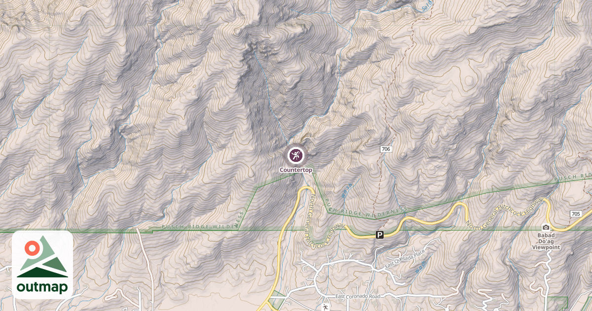 Map of Countertop