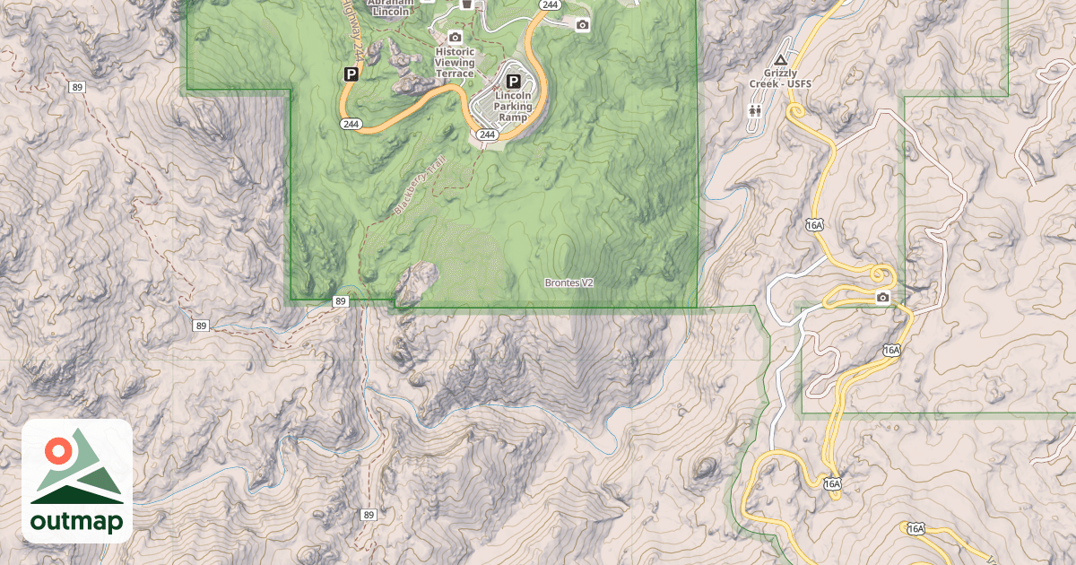 Map of Brontes