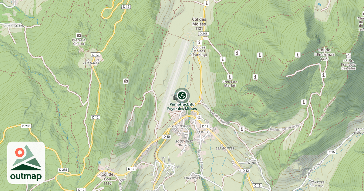 Map of Pumptrack du Foyer des Moises