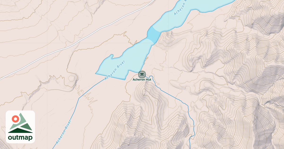 Map of Acheron Hut