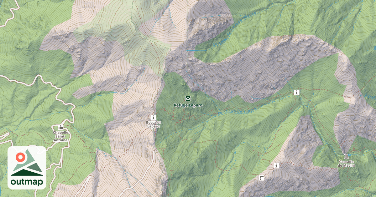 Map of Refuge Laparo