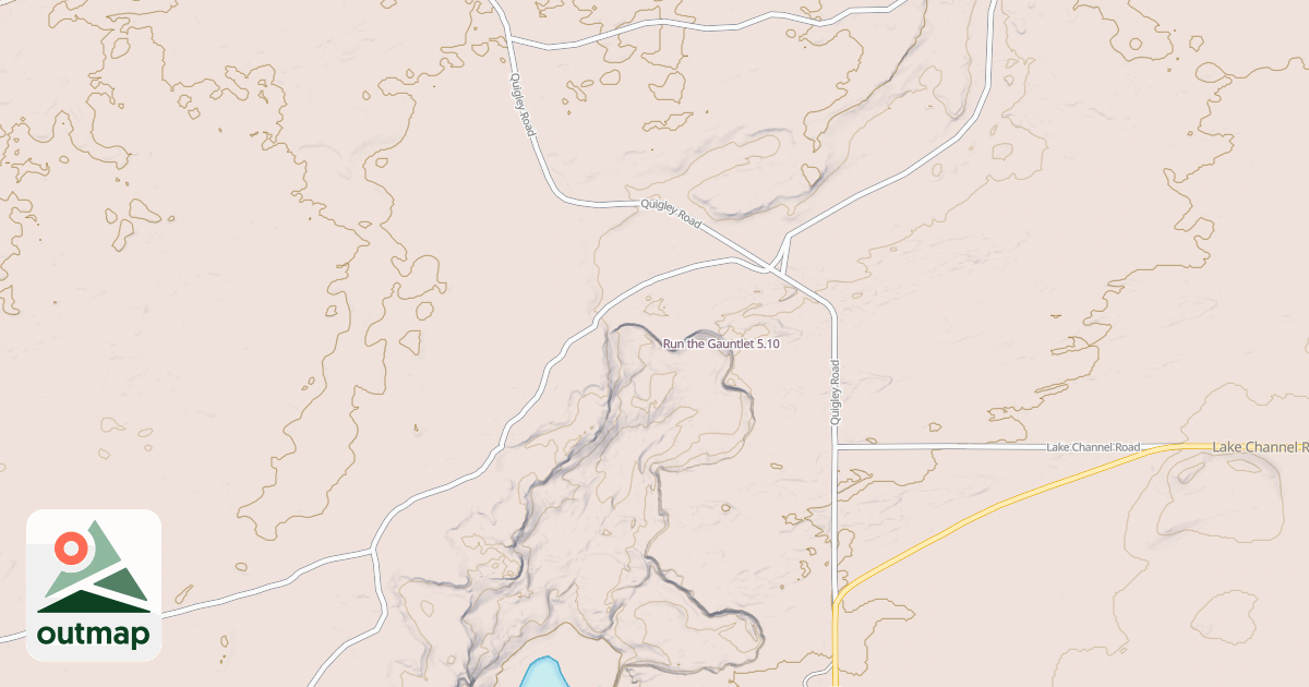 Map of Run the Gauntlet