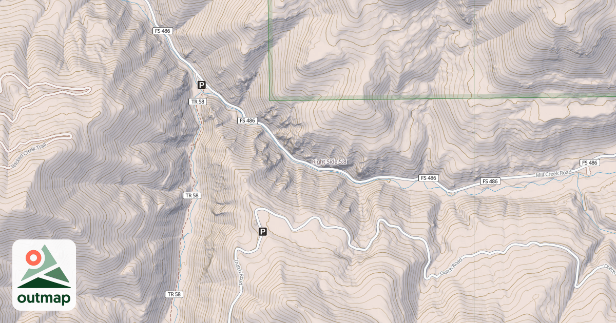 Map of Right Side