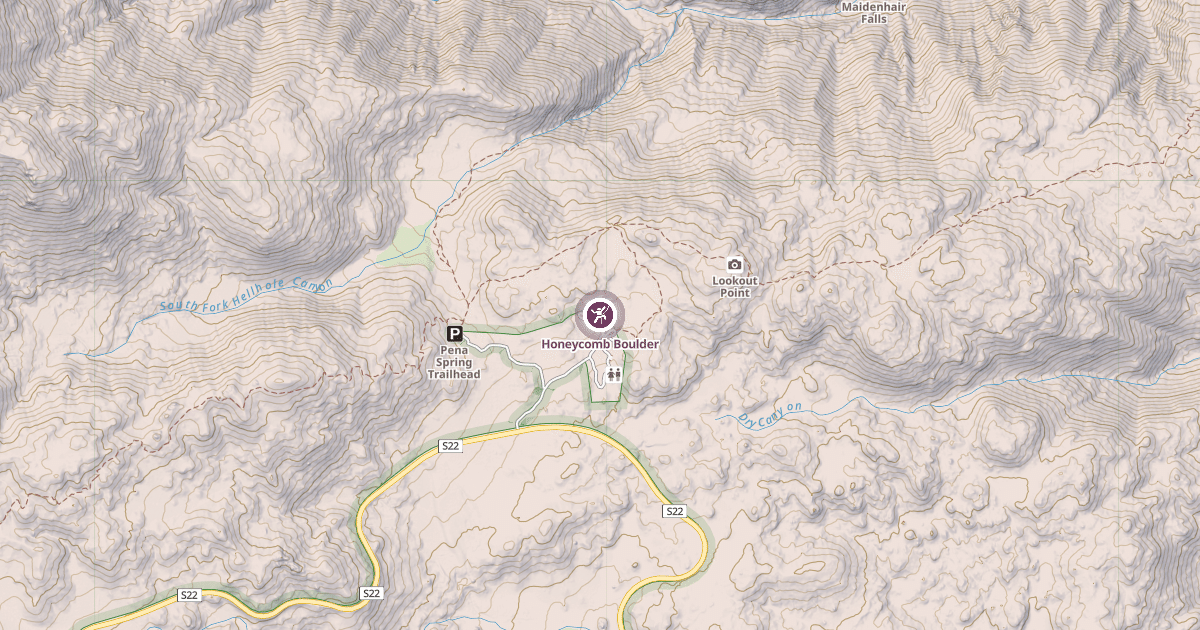 Map preview of Honeycomb Boulder