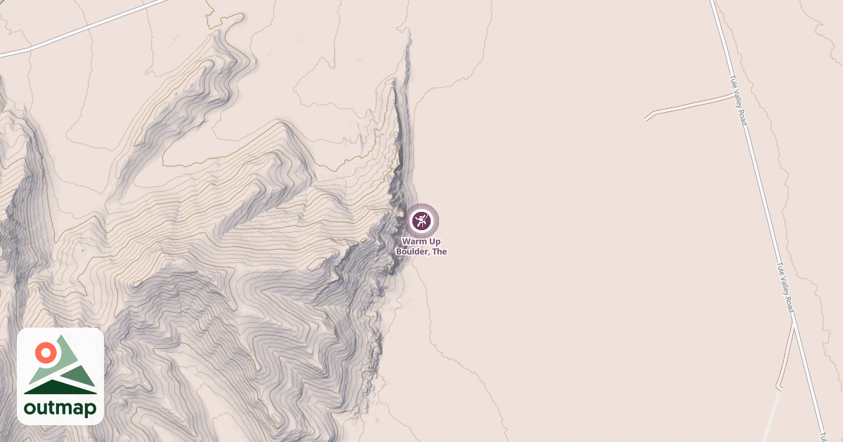 Map of Warm Up Boulder, The